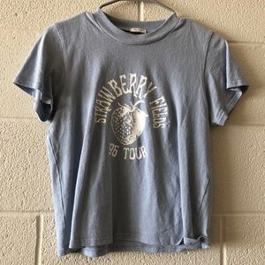 John Galt Strawberry Fields Forever baby tee